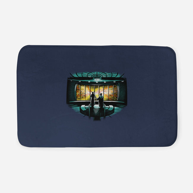 Temporal Mayhem-None-Memory Foam-Bath Mat-zascanauta