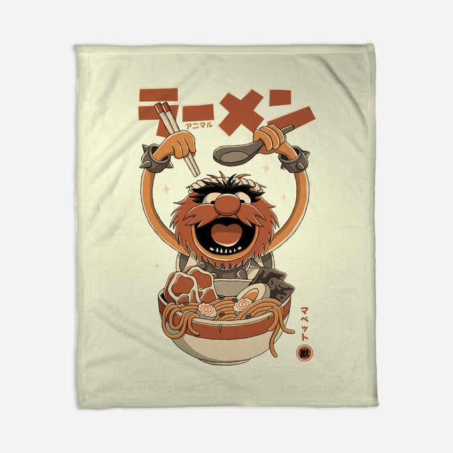 Ramen Mayhem-None-Fleece-Blanket-retrodivision