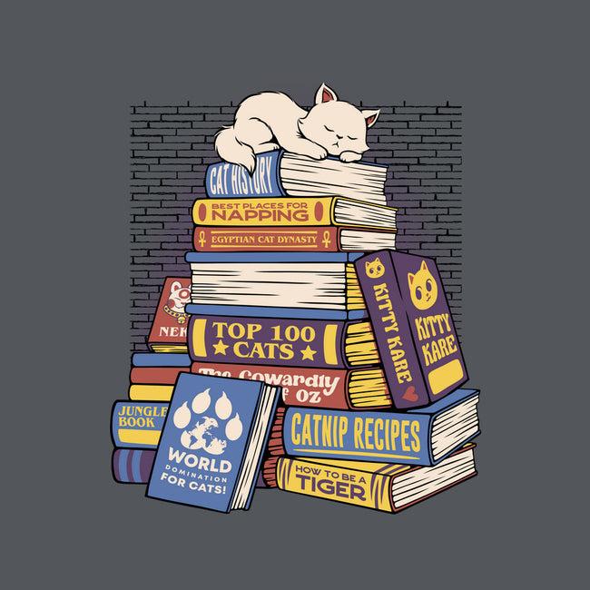 Cat Books Feline Library-Mens-Premium-Tee-tobefonseca