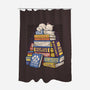 Cat Books Feline Library-None-Polyester-Shower Curtain-tobefonseca