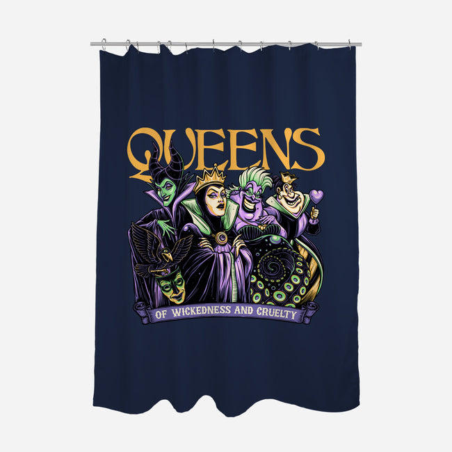 The Queens-None-Polyester-Shower Curtain-momma_gorilla