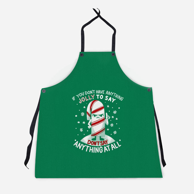 Speak Only Jolly Things-Unisex-Kitchen-Apron-Aarons Art Room