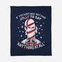 Speak Only Jolly Things-None-Fleece-Blanket-Aarons Art Room