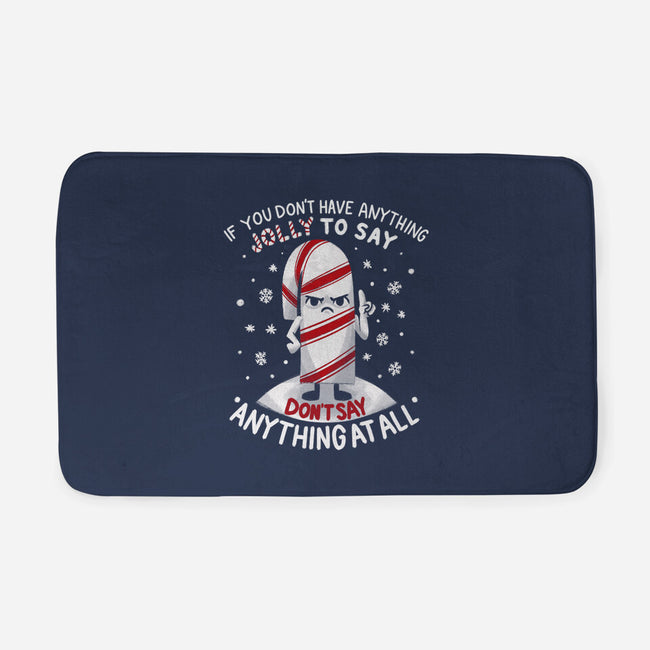 Speak Only Jolly Things-None-Memory Foam-Bath Mat-Aarons Art Room