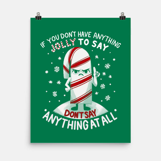 Speak Only Jolly Things-None-Matte-Poster-Aarons Art Room