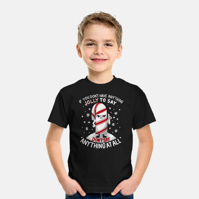 Speak Only Jolly Things-Youth-Basic-Tee-Aarons Art Room