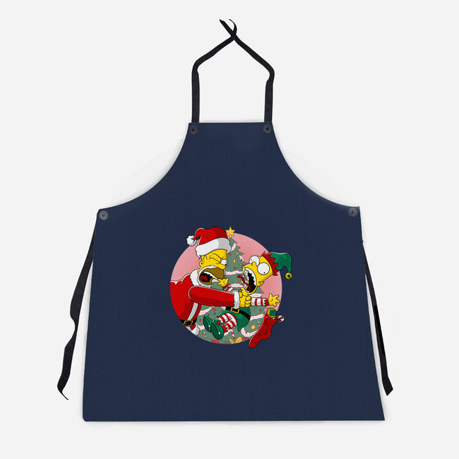 Not Santa's Helper-Unisex-Kitchen-Apron-MarianoSan