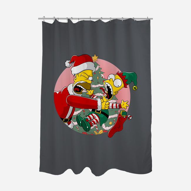 Not Santa's Helper-None-Polyester-Shower Curtain-MarianoSan