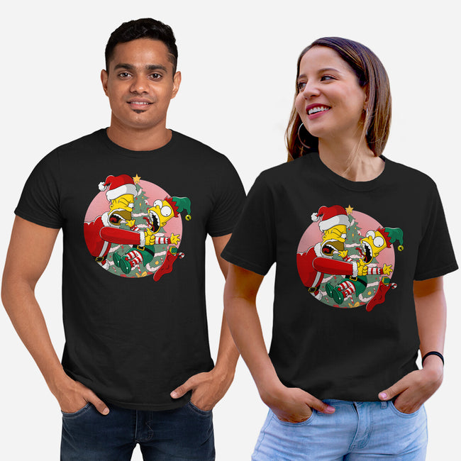 Not Santa's Helper-Unisex-Basic-Tee-MarianoSan