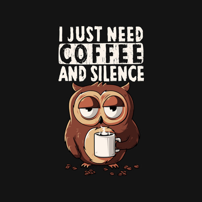 Coffee And Silence-Cat-Basic-Pet Tank-ducfrench