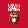 Coffee And Silence-Womens-Basic-Tee-ducfrench