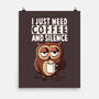 Coffee And Silence-None-Matte-Poster-ducfrench