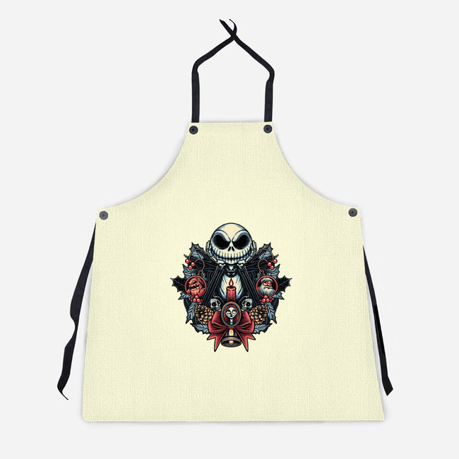 Christmas Jack-Unisex-Kitchen-Apron-momma_gorilla