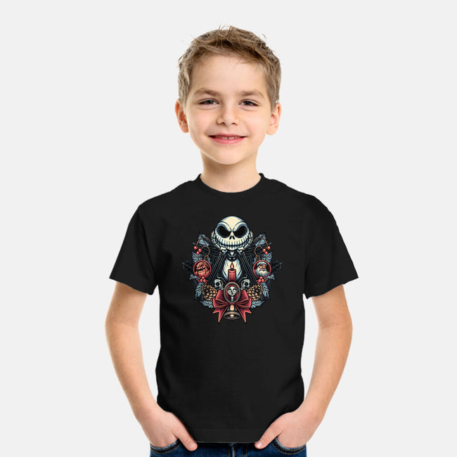 Christmas Jack-Youth-Basic-Tee-momma_gorilla