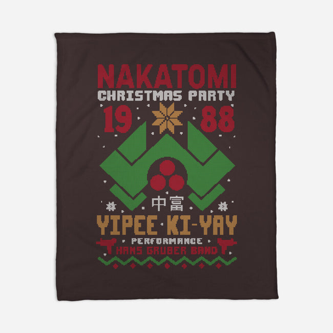 Nakatomi Christmas Party-None-Fleece-Blanket-Tronyx79