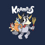 Krampus Bluey-None-Stretched-Canvas-Nemons