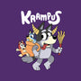 Krampus Bluey-None-Fleece-Blanket-Nemons