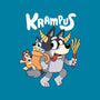 Krampus Bluey-Unisex-Kitchen-Apron-Nemons