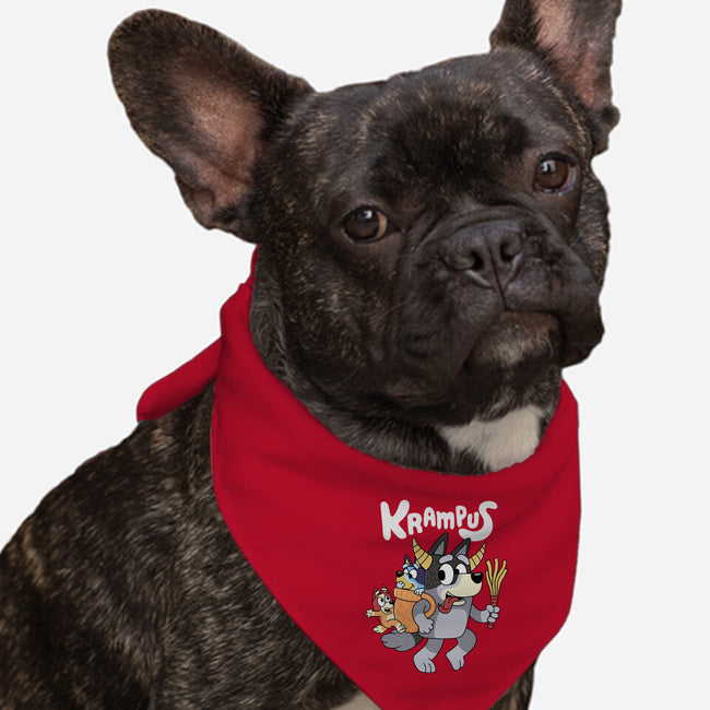 Krampus Bluey-Dog-Bandana-Pet Collar-Nemons