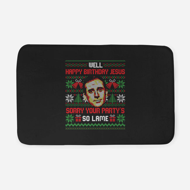 Happy Birthday Jesus-None-Memory Foam-Bath Mat-eduely