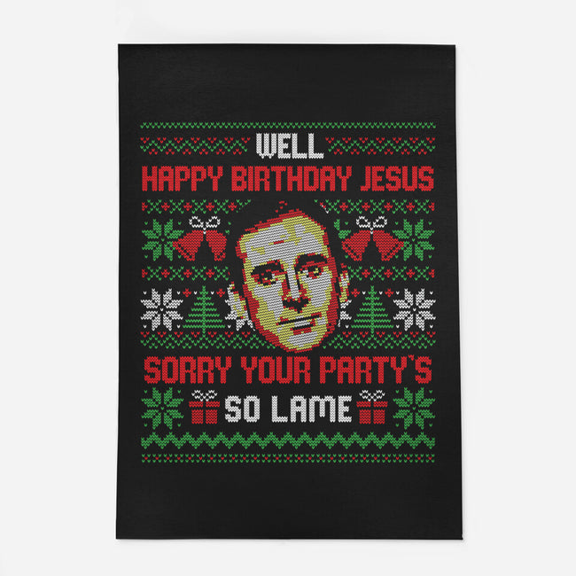 Happy Birthday Jesus-None-Outdoor-Rug-eduely