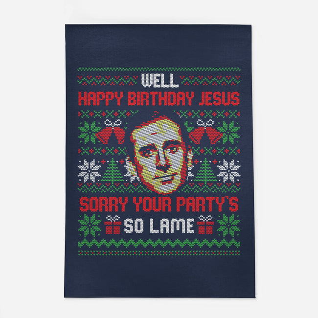 Happy Birthday Jesus-None-Outdoor-Rug-eduely