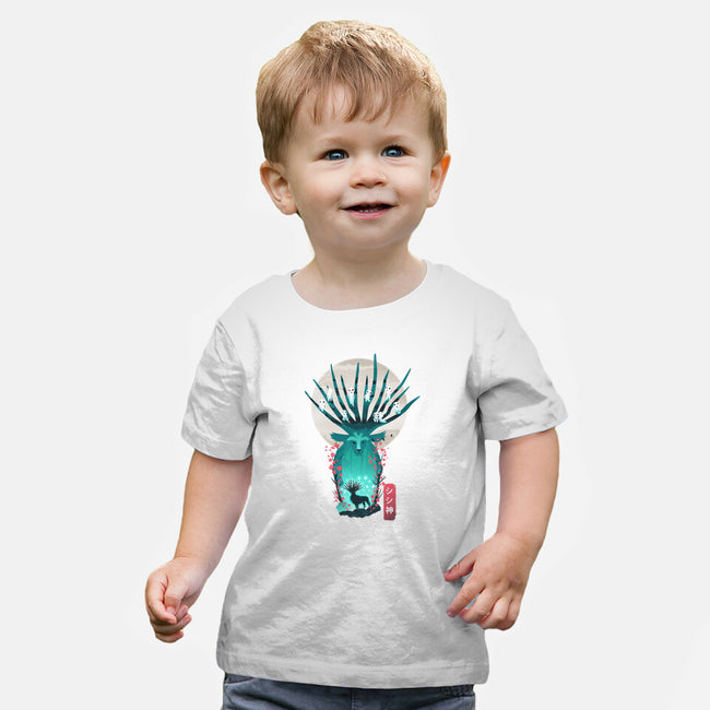 Deer God-Baby-Basic-Tee-dandingeroz