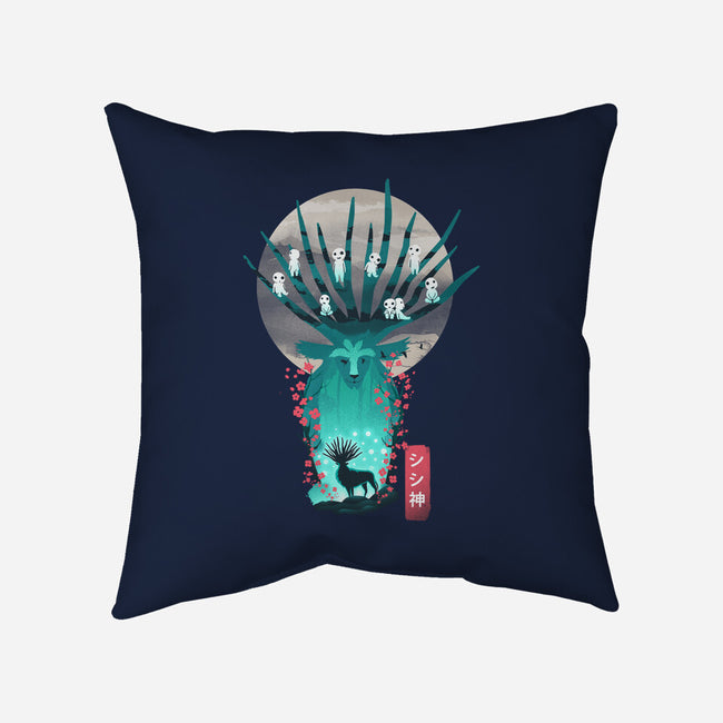 Deer God-None-Non-Removable Cover w Insert-Throw Pillow-dandingeroz