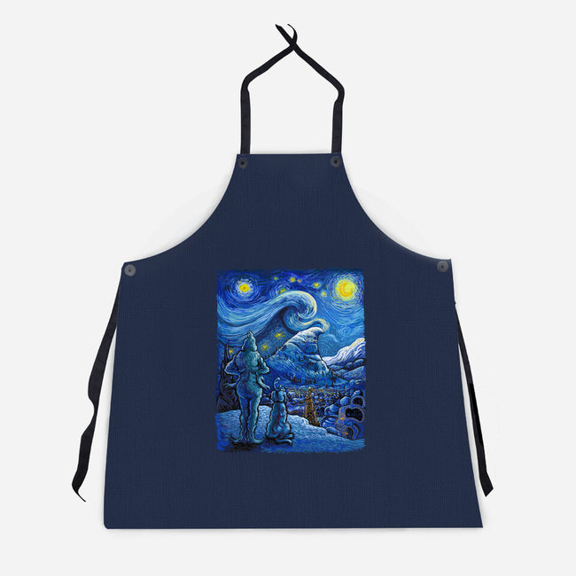 Starry Crumpit-Unisex-Kitchen-Apron-daobiwan