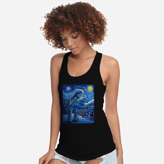 Starry Crumpit-Womens-Racerback-Tank-daobiwan