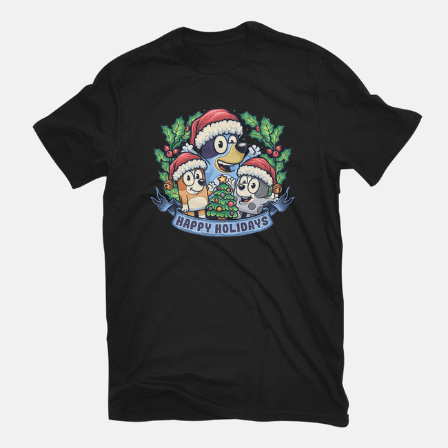 Bluey Holidays-Mens-Premium-Tee-momma_gorilla