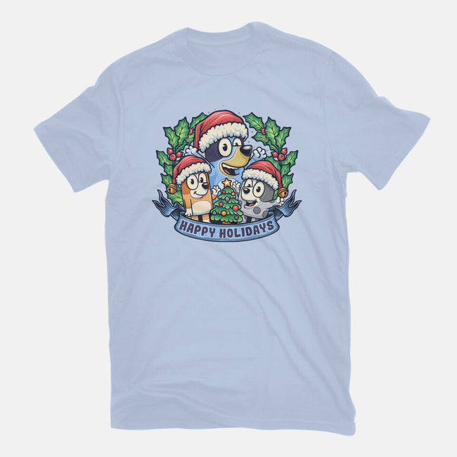 Bluey Holidays-Mens-Premium-Tee-momma_gorilla