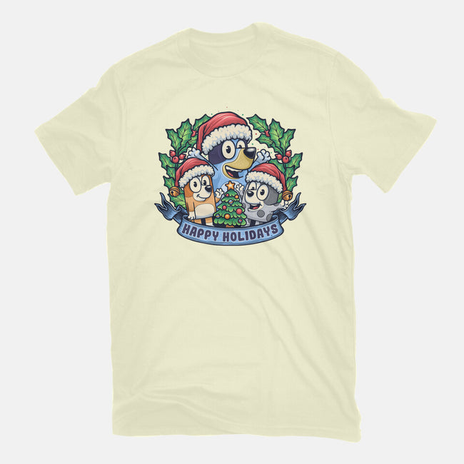 Bluey Holidays-Mens-Premium-Tee-momma_gorilla