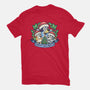 Bluey Holidays-Youth-Basic-Tee-momma_gorilla