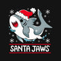 Santa Jaws-None-Polyester-Shower Curtain-Vallina84