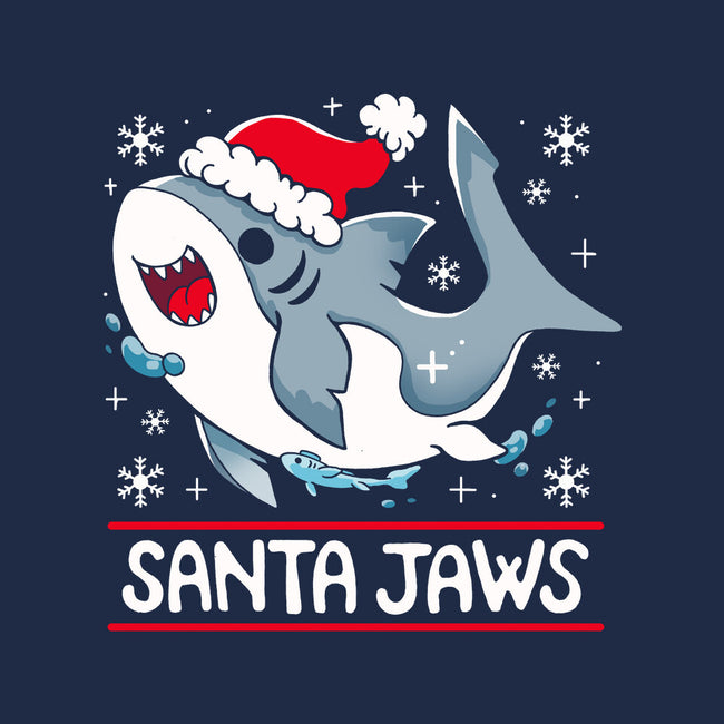 Santa Jaws-Unisex-Kitchen-Apron-Vallina84