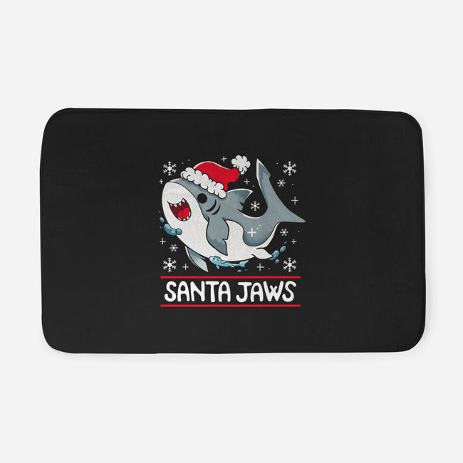 Santa Jaws-None-Memory Foam-Bath Mat-Vallina84