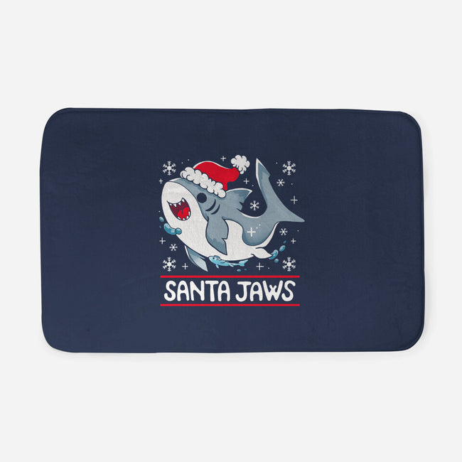 Santa Jaws-None-Memory Foam-Bath Mat-Vallina84