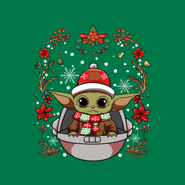 Christmas Yoda-None-Removable Cover-Throw Pillow-JamesQJO