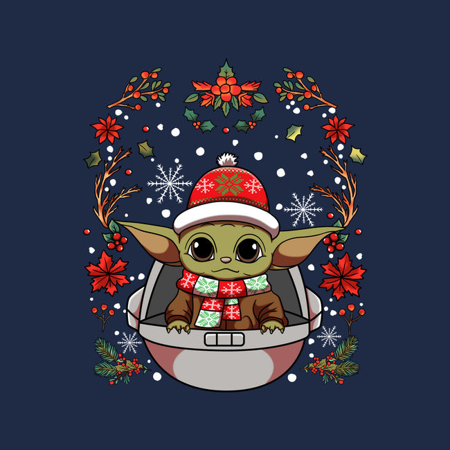 Christmas Yoda-Baby-Basic-Tee-JamesQJO