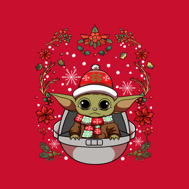 Christmas Yoda-Womens-Racerback-Tank-JamesQJO