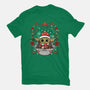 Christmas Yoda-Unisex-Basic-Tee-JamesQJO