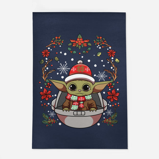 Christmas Yoda-None-Indoor-Rug-JamesQJO