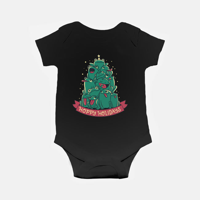 Hoppy Holidays-Baby-Basic-Onesie-Aarons Art Room