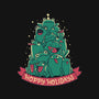 Hoppy Holidays-Mens-Basic-Tee-Aarons Art Room