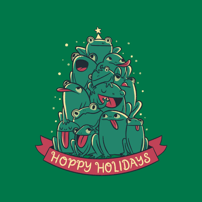 Hoppy Holidays-Mens-Basic-Tee-Aarons Art Room