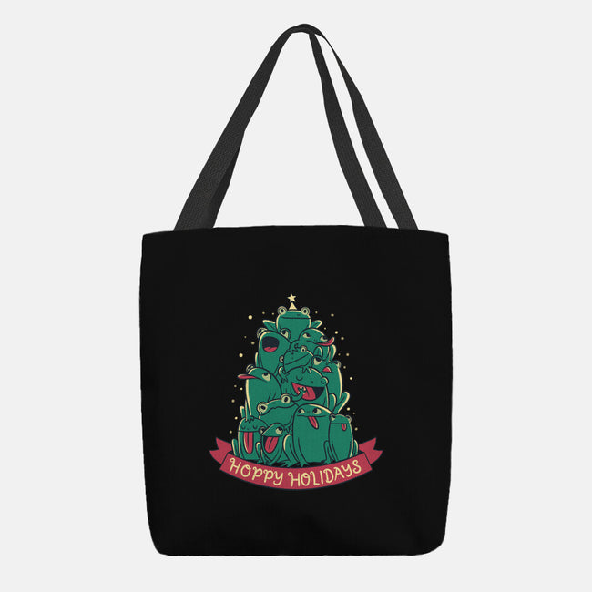 Hoppy Holidays-None-Basic Tote-Bag-Aarons Art Room