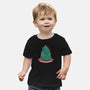 Hoppy Holidays-Baby-Basic-Tee-Aarons Art Room