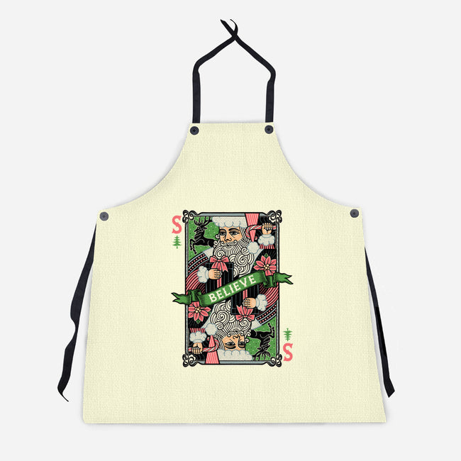 Believe Card-Unisex-Kitchen-Apron-momma_gorilla