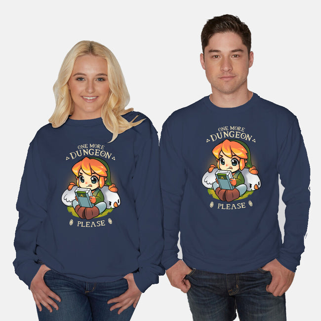 One More Dungeon-Unisex-Crew Neck-Sweatshirt-BlancaVidal